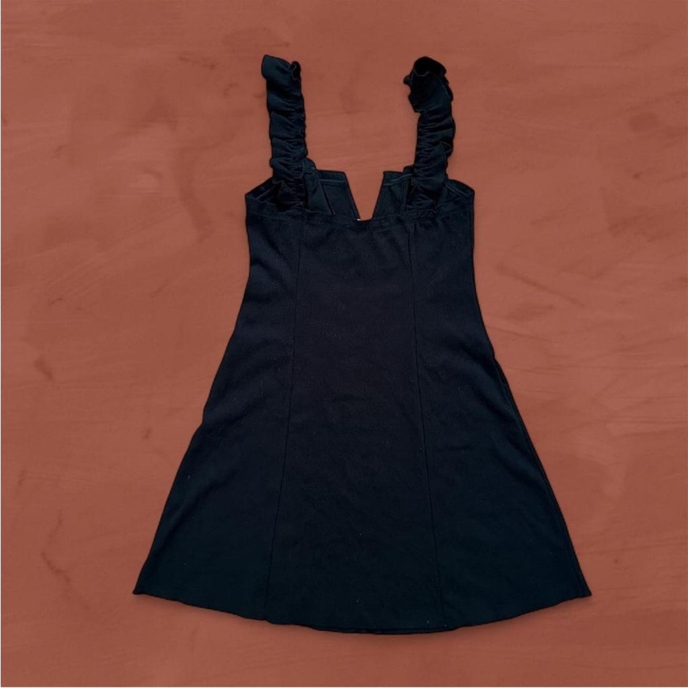 FREE PEOPLE RUFFLE STRAP DRESS - Picture 8 of 8